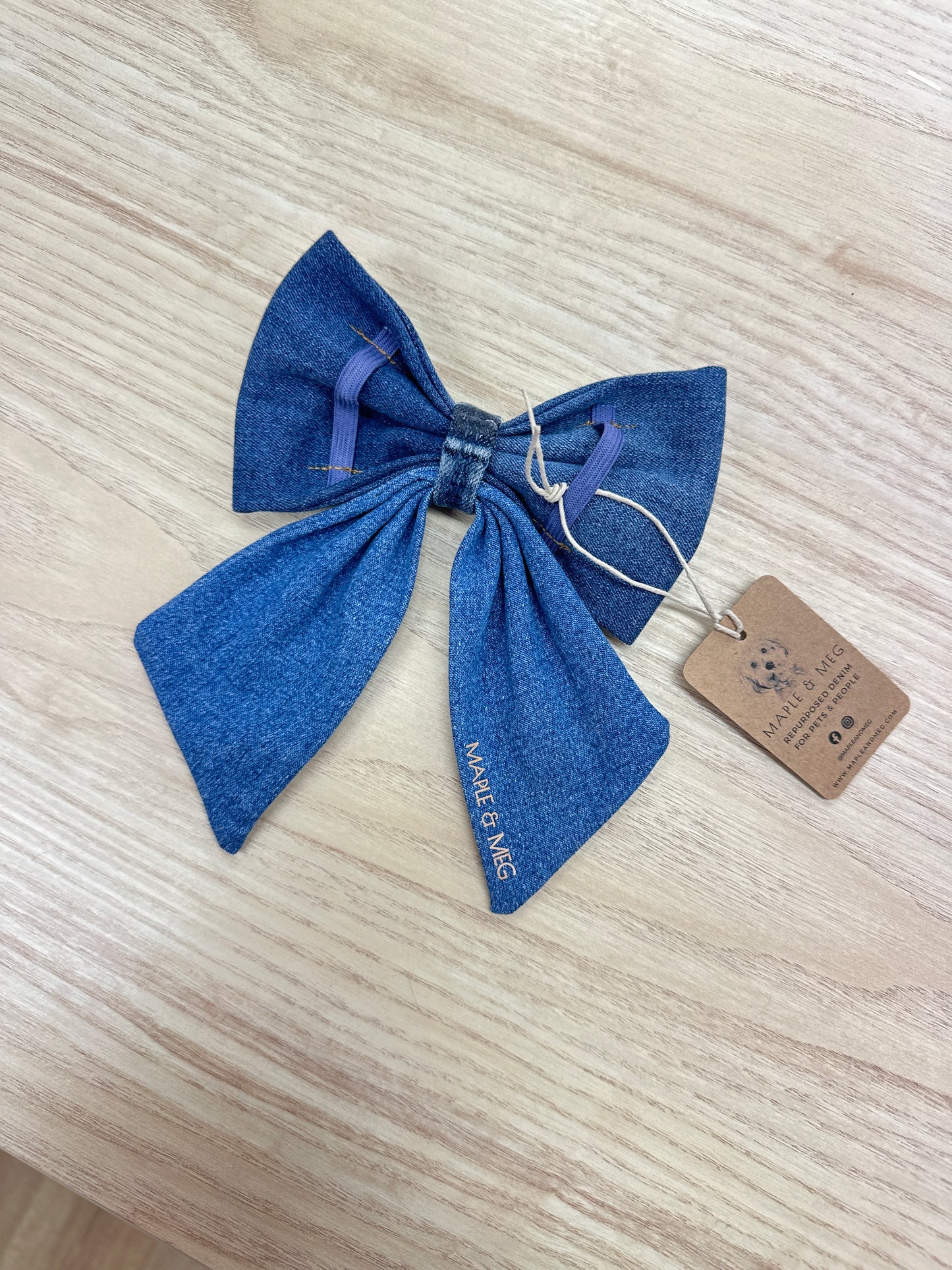 SBMEGA01 (SAILOR BOW) - DENIM