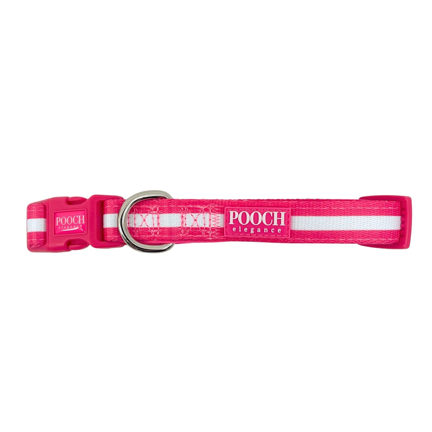 Carnival Stripe - Pink Dog Collar
