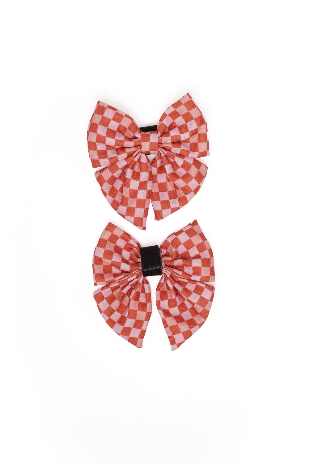 Earthy Checkers Sailor Bow