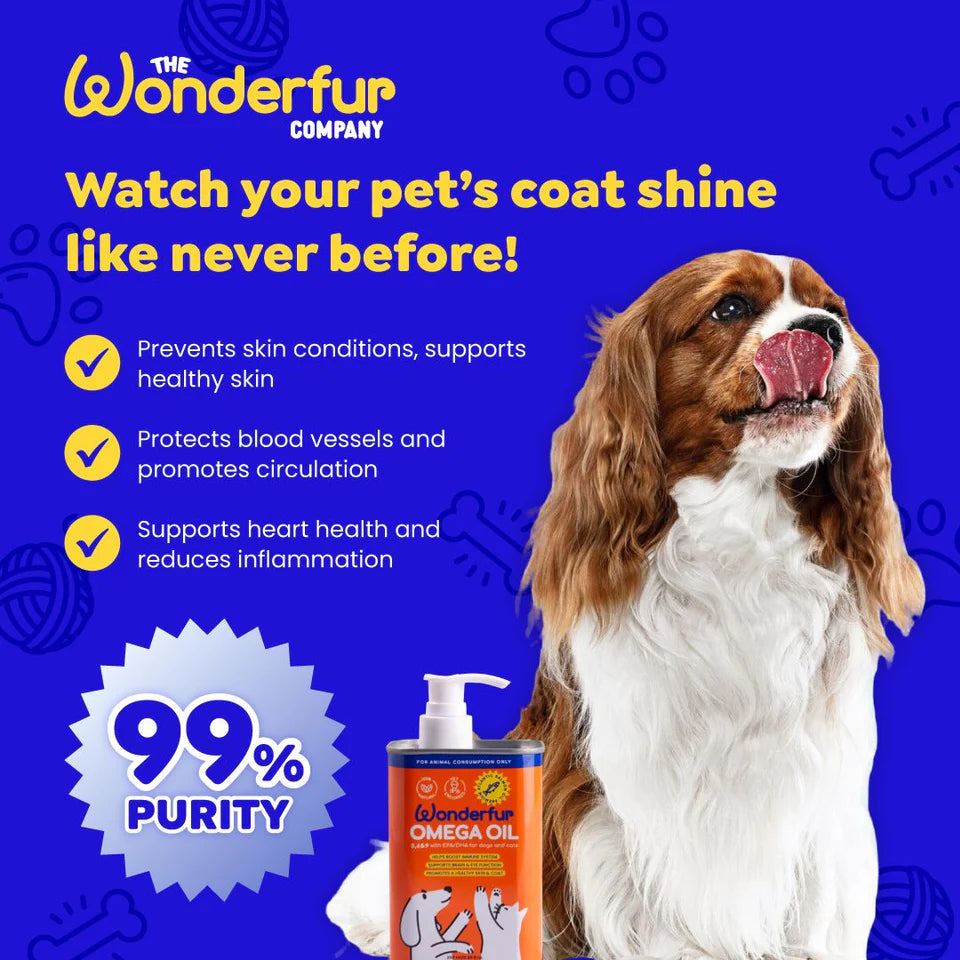Wonderfur Super Omega Oil for Dogs & Cats