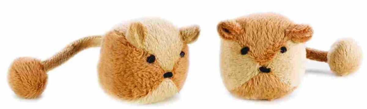PETFACE Catkins Mouse Balls Kitten 2 Pieces