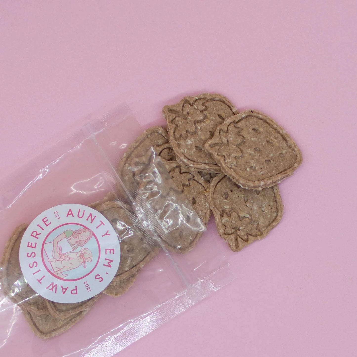 Strawberries & Coconut Coomkies 100g