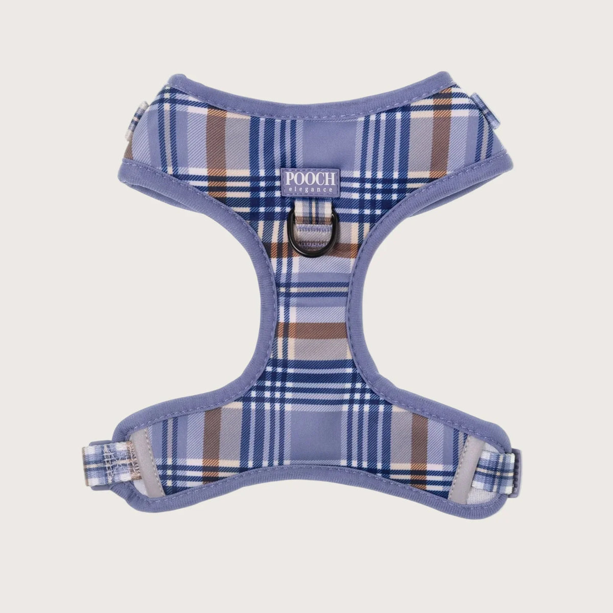 Aspen Plaid Adjustable Dog Harness