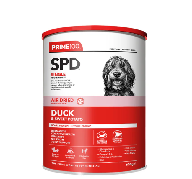 SPD DUCK & SWEET POTATO AIR DRIED 600g