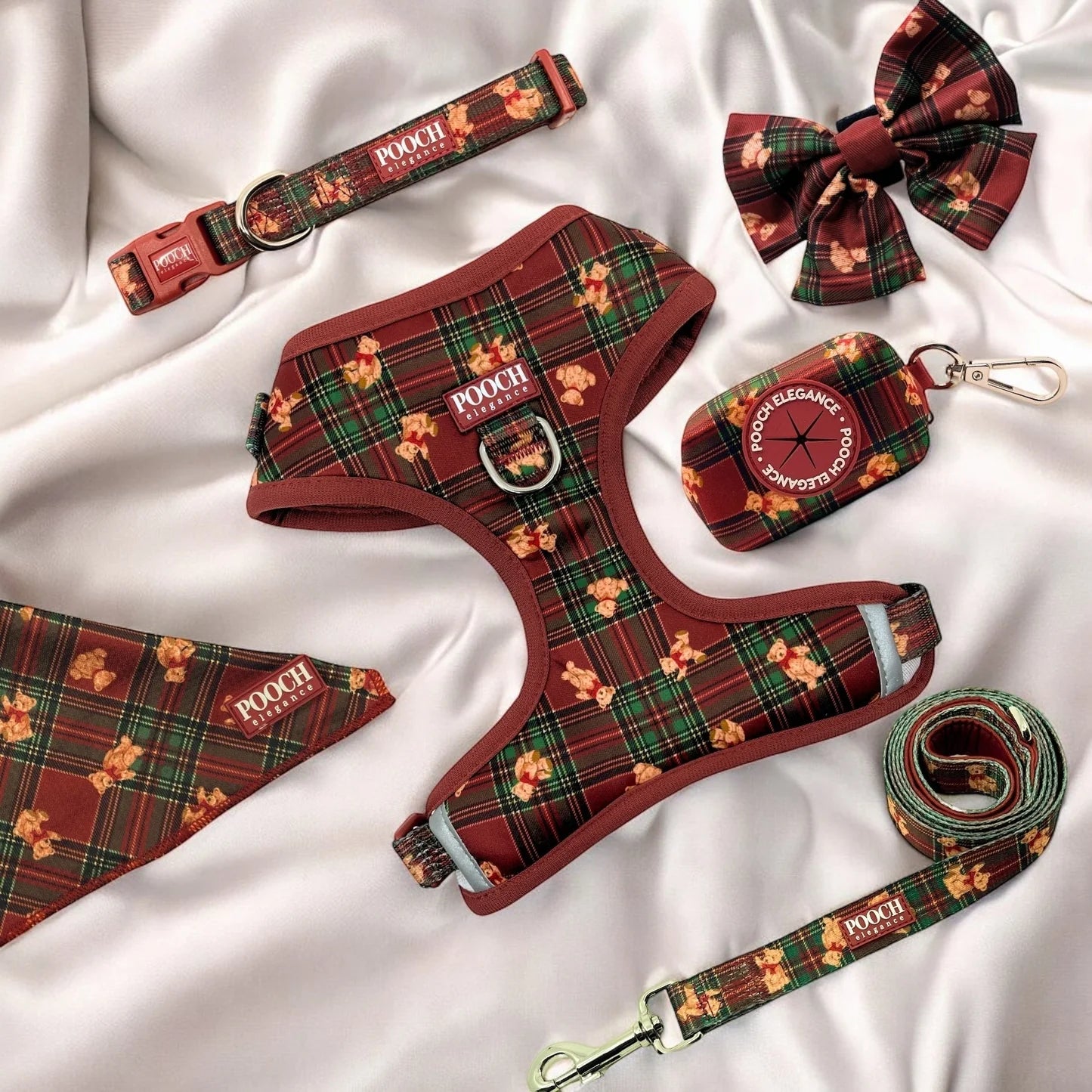 Highland Bear Adjustable Dog Harness