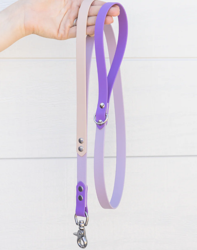 TWO TONE BIOTHANE LEAD WITH TRAFFIC HANDLE (1.8M LENGTH)