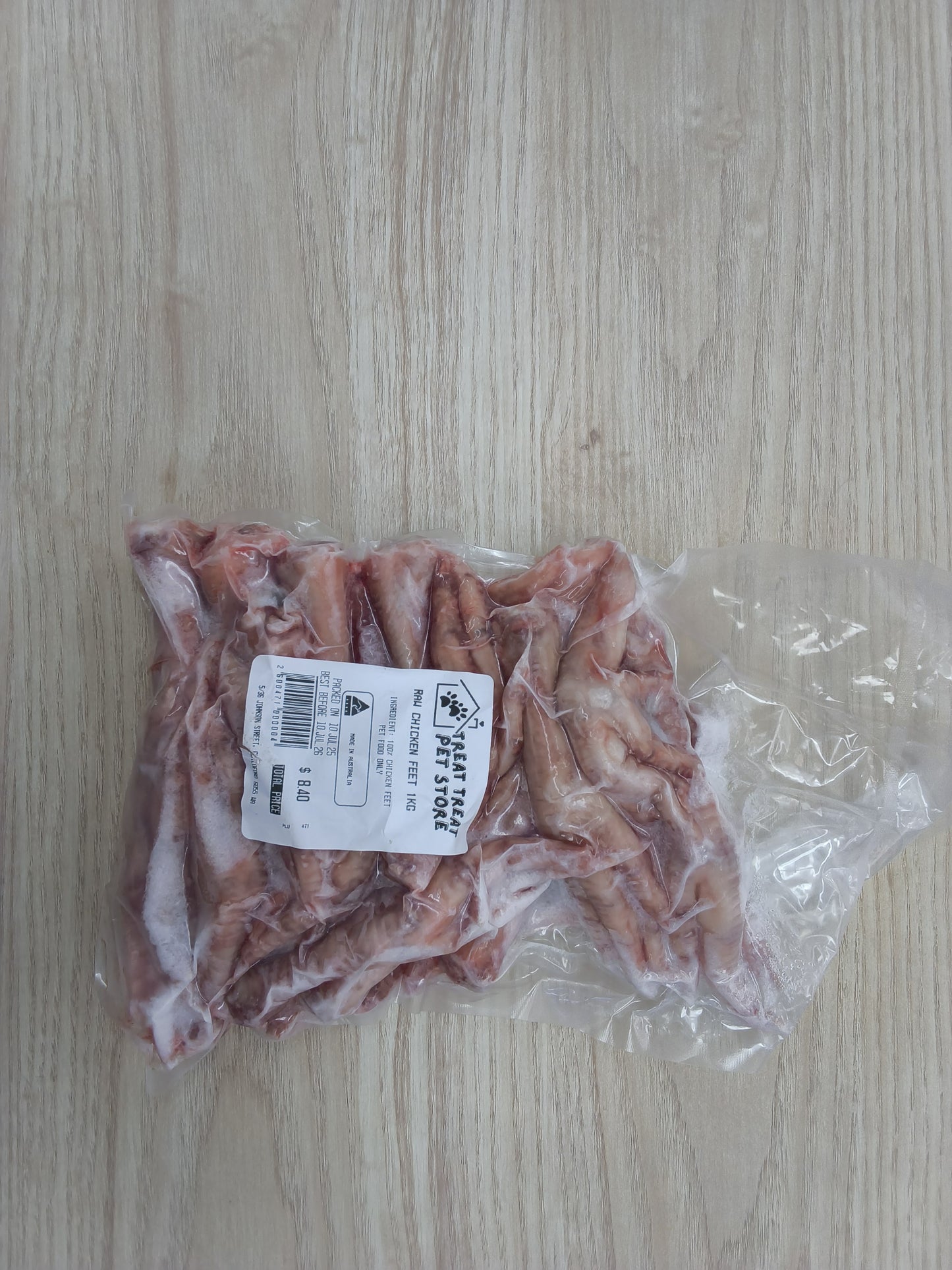 Raw Chicken Feet 1kg - PICK UP ONLY
