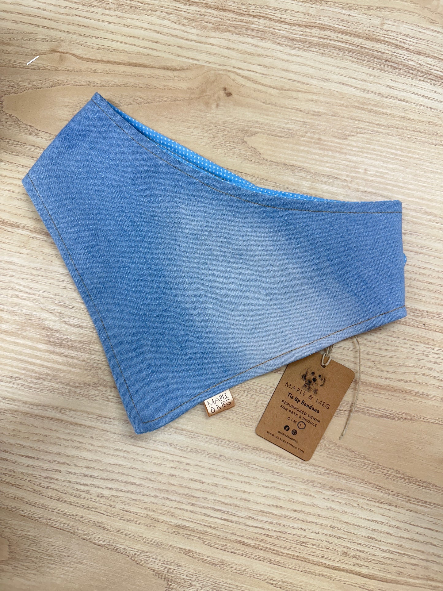 BWSLGE (BLUE/WHITE SPOT) - LARGE