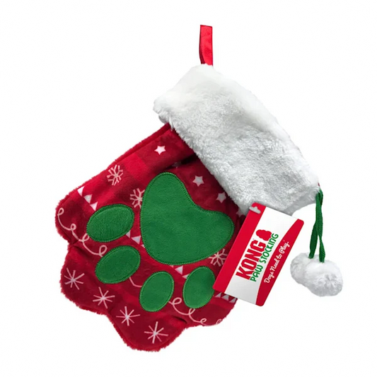 KONG HOLIDAY STOCKING PAW LARGE