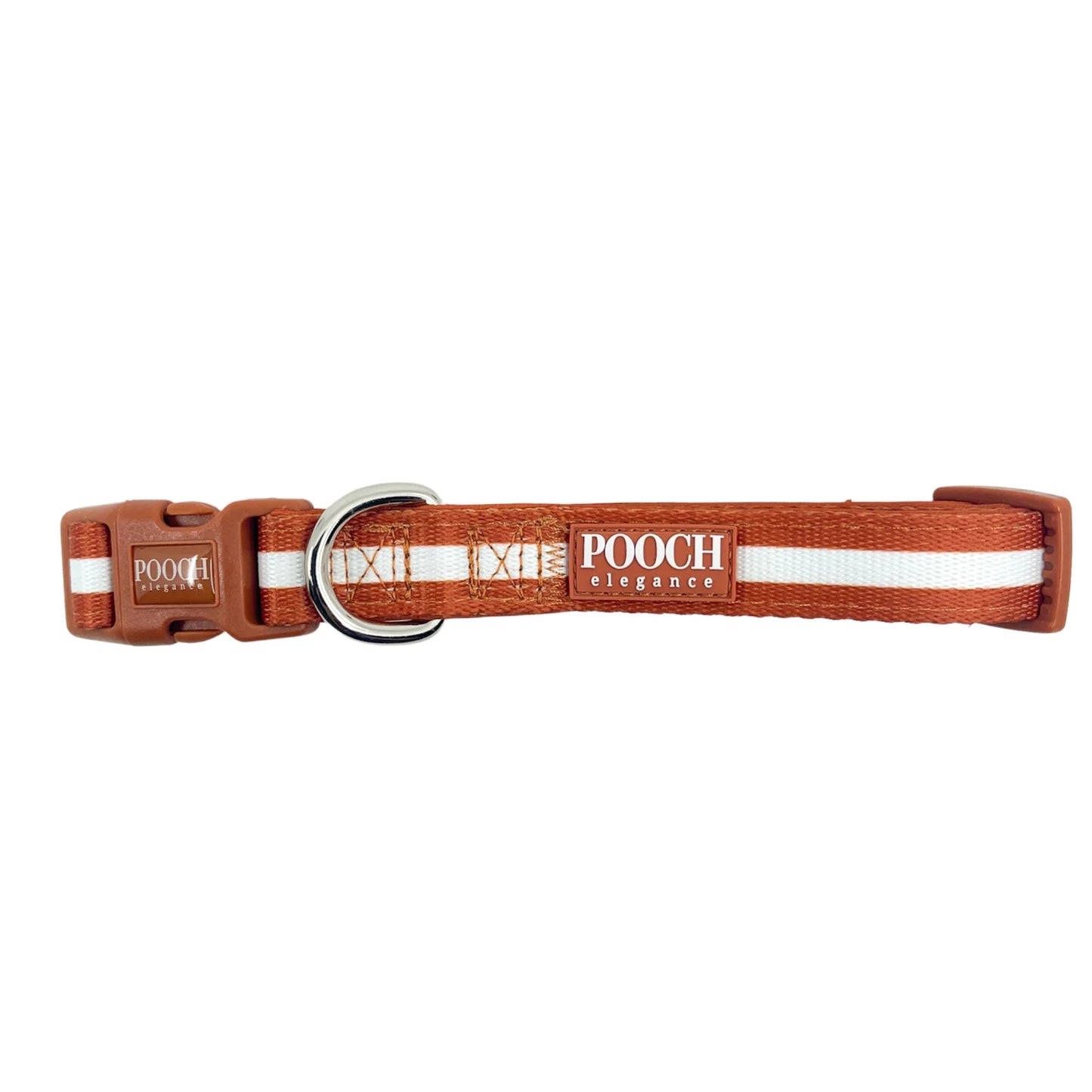 Carnival Stripe - Caramel Dog Collar