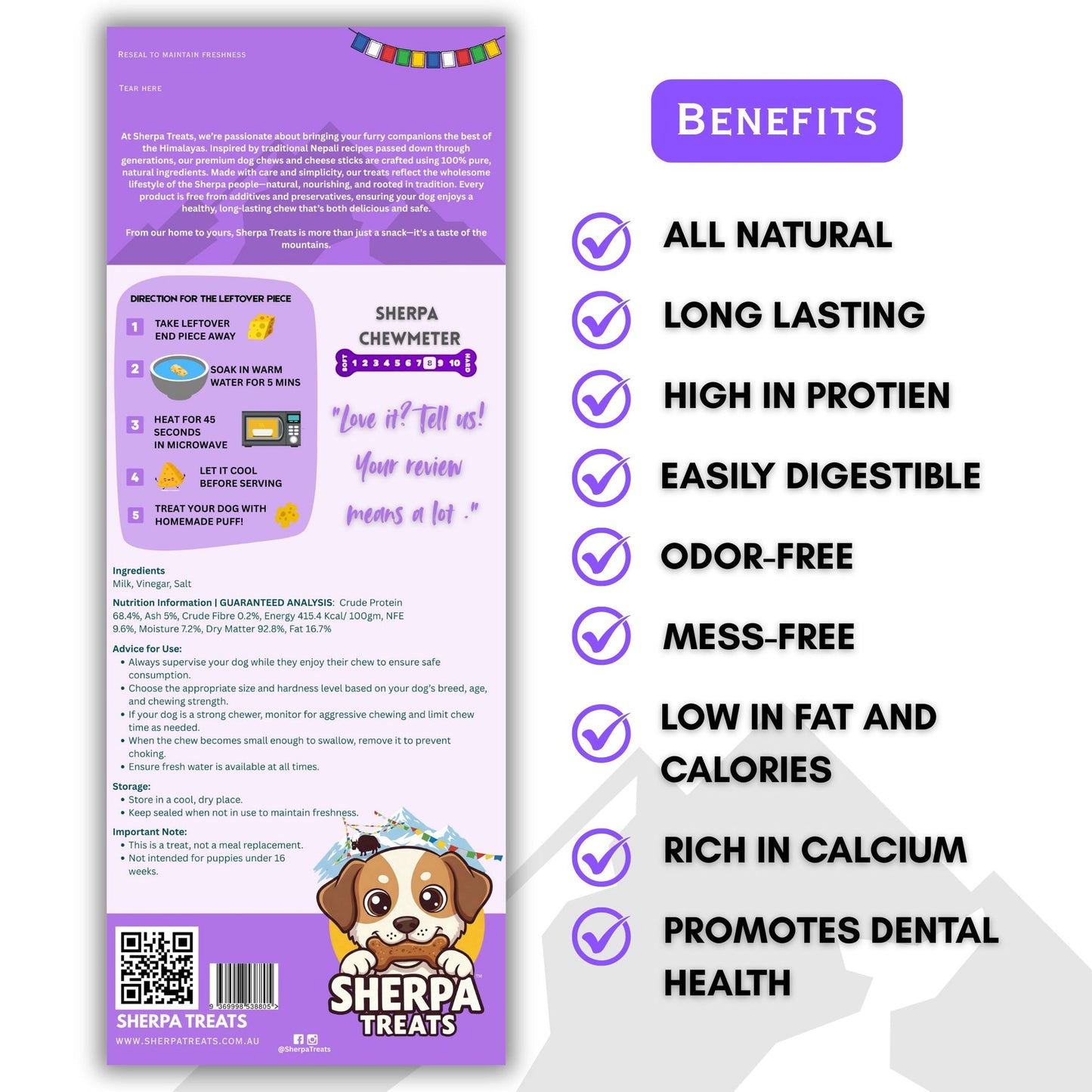 Natural Cheese Stick Chew