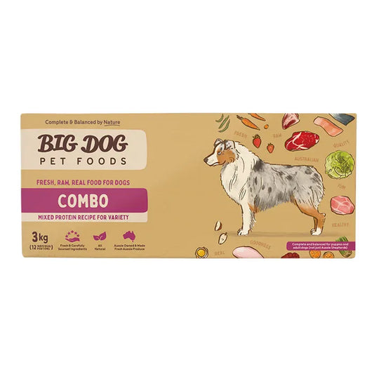 BIG DOG BARF FROZEN COMBO 3kg - PICK UP ONLY