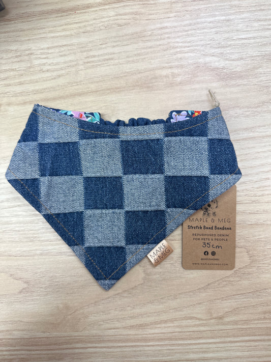 SBCPG35 (CHECK DENIM/PURPLE GARDEN) - 35CM