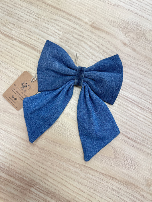 SBMEGA01 (SAILOR BOW) - DENIM