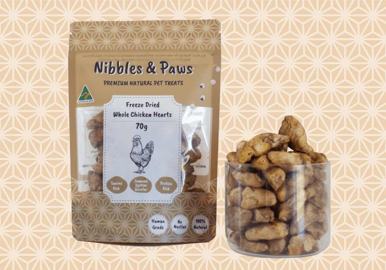 Freeze Dried CHicken Heart 70g