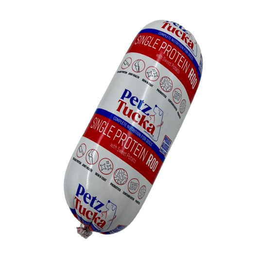 PetzTucka Roll Chilled Cooked Single Protein Kangaroo 1.5kg - PICK UP ONLY