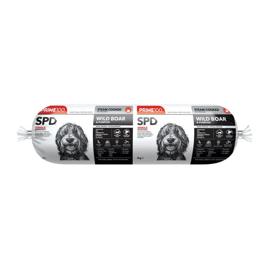 SPD WILD BOAR & PUMPKIN FRESH ROLL 2kg - PICK UP ONLY