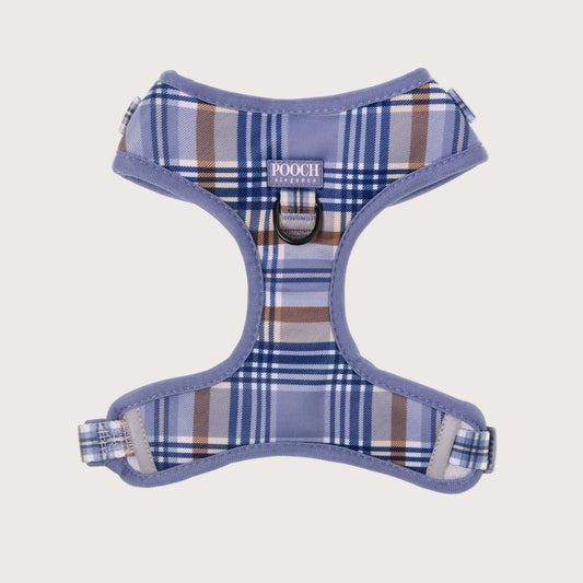 Aspen Plaid Adjustable Dog Harness