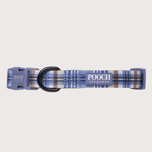 Aspen Plaid Dog Collar