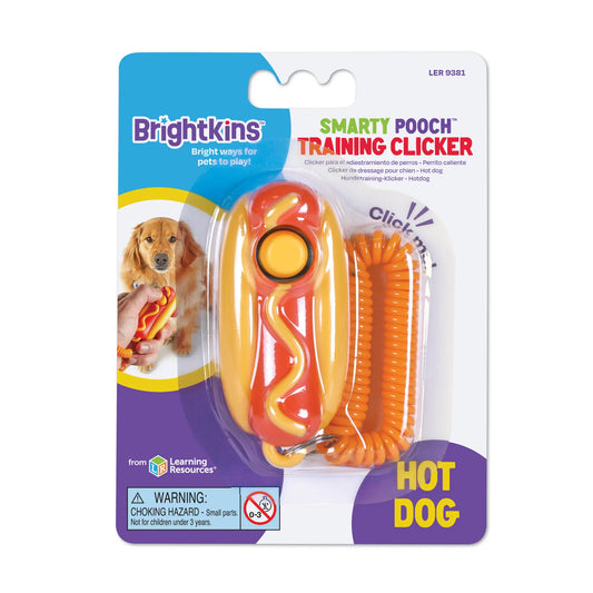Brightkins Smarty Pooch Training Clicker Hot Dog