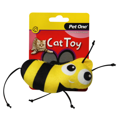 PET ONE Cat Toy Bee With String 7.5cm