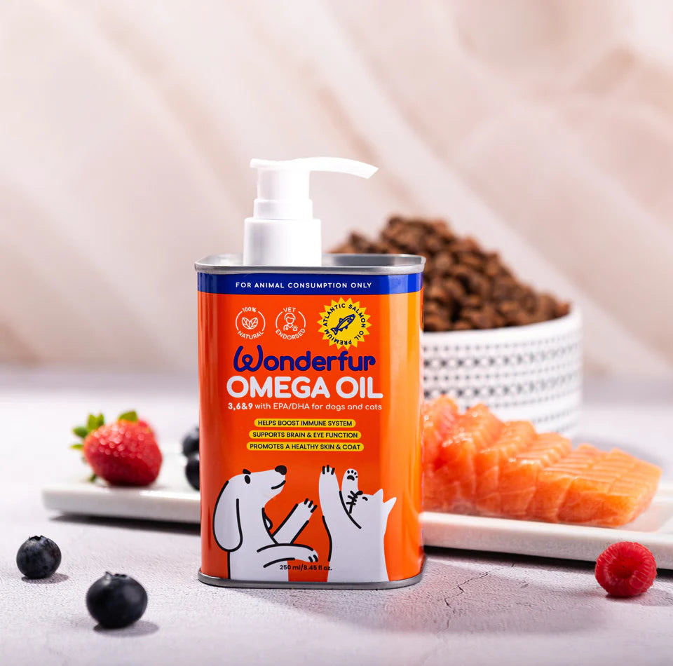 Wonderfur Super Omega Oil for Dogs & Cats