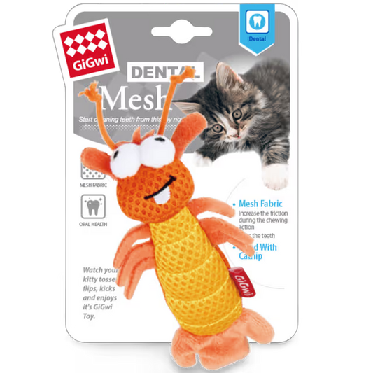 Gigiwi Cat Dental Mesh Shrimp with Catnip
