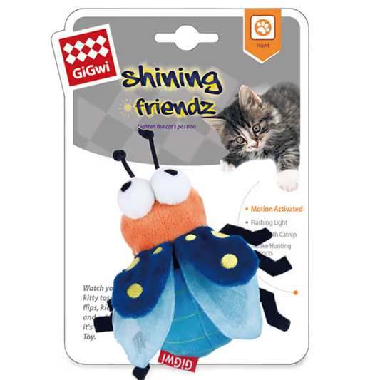 GIGWI Cat Shinning Friends Firefly With Catnip