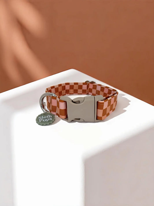 EARTHY CHECKBOARD (PLASTIC BUCKLE)