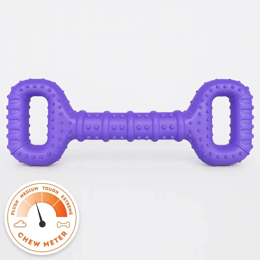 Happy Staffy Tommy Tug Handle Purple
