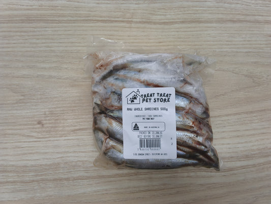 Raw Sardine 500g - PICK UP ONLY