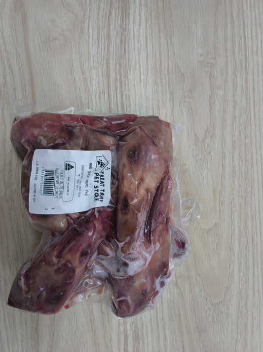 Raw Duck Head 1kg - PICK UP ONLY