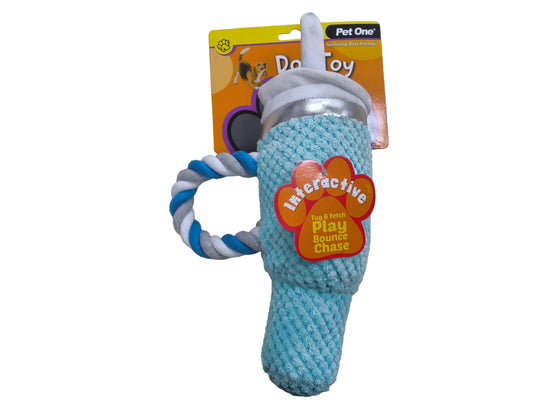 PET ONE Dog Toy Bottle With Staw 15cm x 28cm