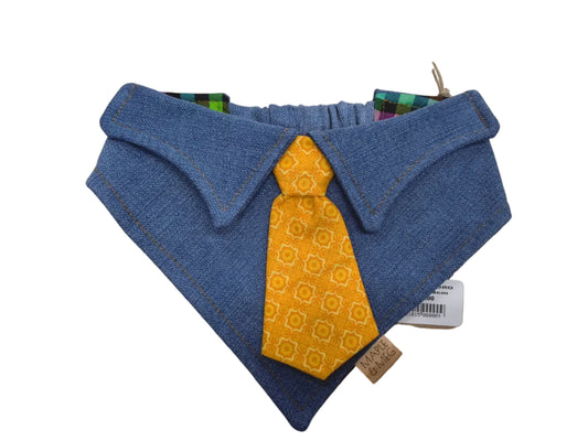 PAWYFC38 Yellow/ Fluro Check 38cm