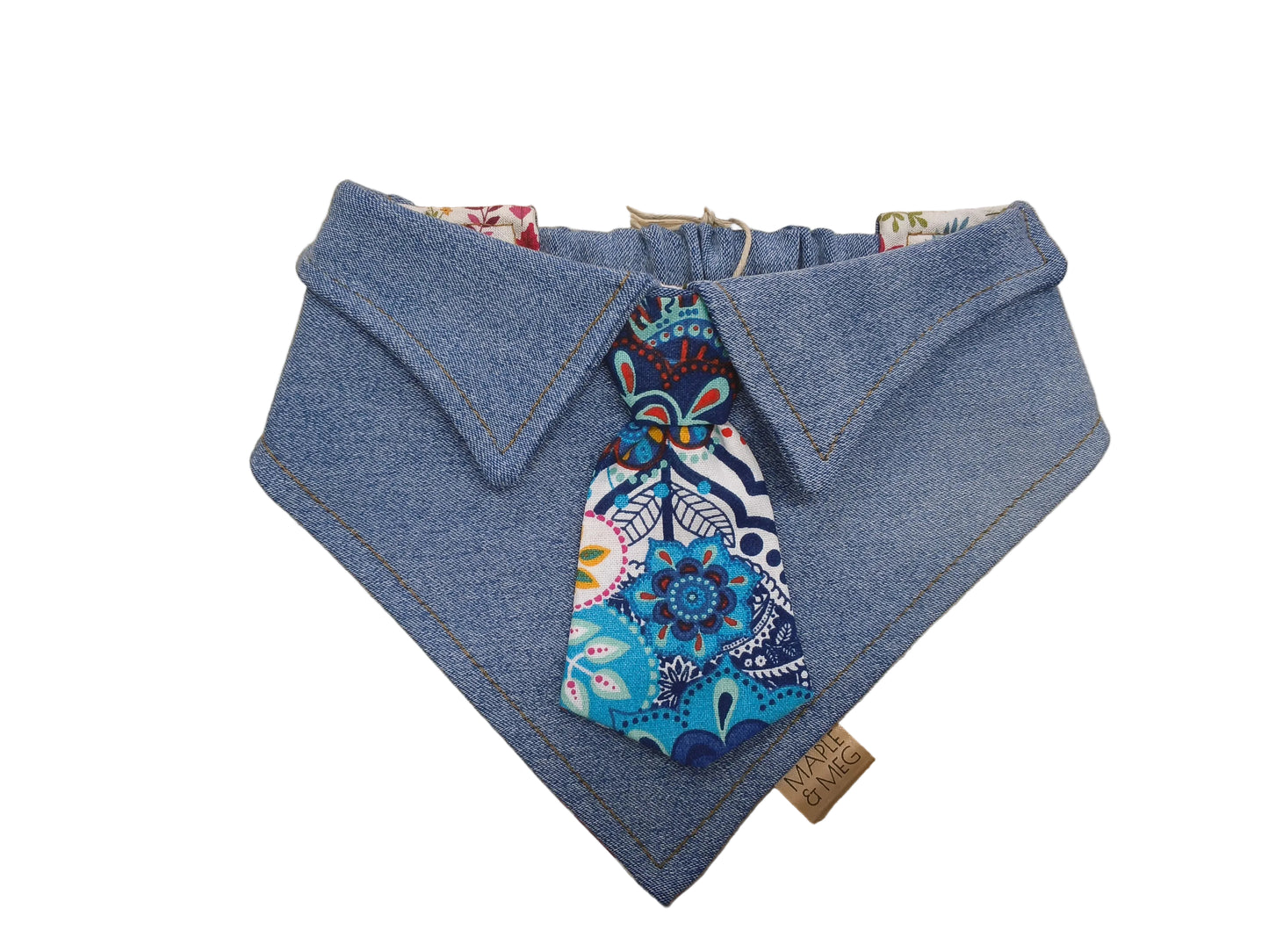 PAWBPM35 Blue Paisley / Maple 35cm