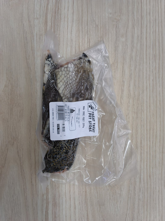 Raw Crocodile Feet 250g - PICK UP ONLY