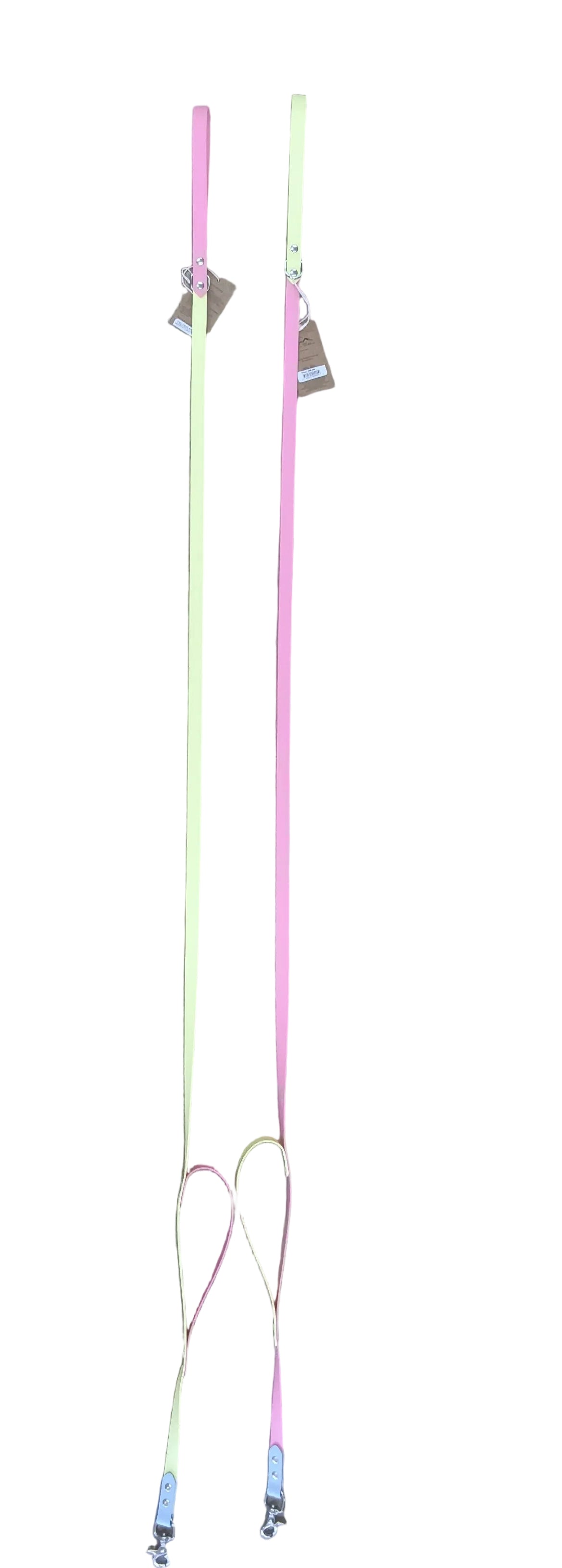 TWO TONE BIOTHANE LEAD WITH TRAFFIC HANDLE (1.8M LENGTH)